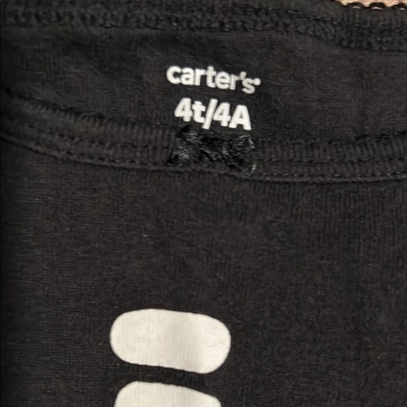 Carter’s Skeleton Pajama Set with Pink Hearts - Picture 2 of 2